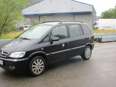 Gebraucht Opel Zafira Elegance 125 PS (91 kW) 2005 Schwarz Van / Kleinbus