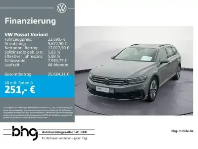 Second-hand VW Passat GTE 218 CP (160 kW) 2022 Gri Break