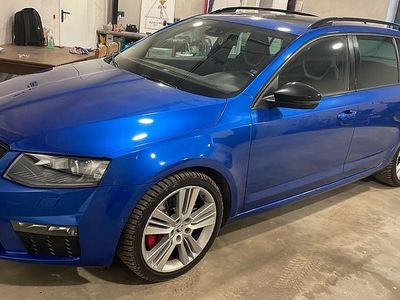 Gebraucht Skoda Octavia RS 184 PS (135 kW) 2014 Blau Kleinwagen