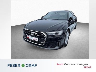 Mythosschwarz metallic Gebraucht 2025 Audi A6 Ambiente Limousine | 55.890 € (Teuer)
