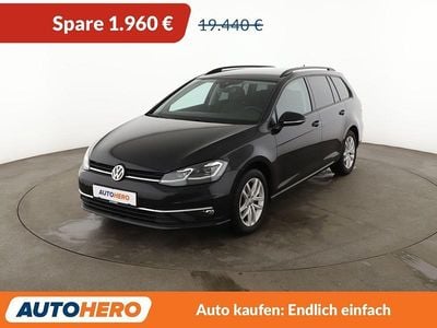 Gebraucht VW Golf VII Comfortline 150 PS (110 kW) 2020 Schwarz Kombi