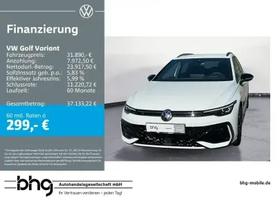 Gebraucht VW Golf VIII R-line 150 PS (110 kW) 2025 Weiß Kombi