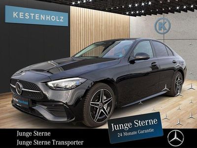 Schwarz Gebraucht 2024 Mercedes C300e AMG Limousine | 43.880 € (Fairer Preis)