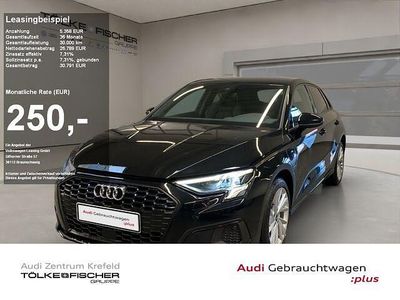 Używany Audi A3 Basis 204 KM (150 kW) 2022 Czarny Sedan/Limuzyna