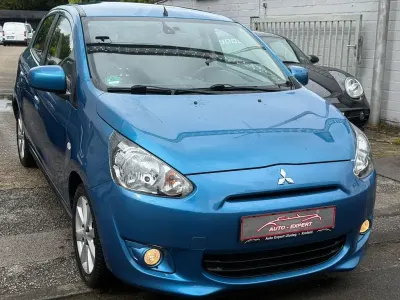 Gebraucht Mitsubishi Space Star 80 PS (58 kW) 2014 Blau Van / Kleinbus