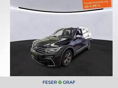 Schwarz Gebraucht 2022 VW Tiguan Allspace R-line SUV | 34.480 € (Fairer Preis)