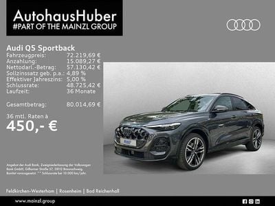 Neu Audi Q5 Sportback S-Line 204 PS (150 kW) 2026 Tamboragrau metallic SUV
