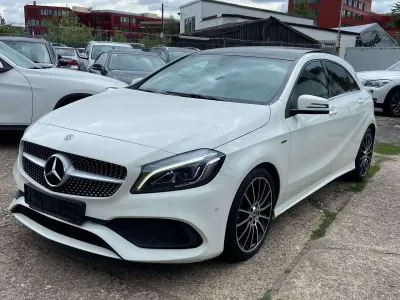 Gebraucht Mercedes A220 AMG line 177 PS (130 kW) 2018 Calcitweiss  unilack Kleinwagen