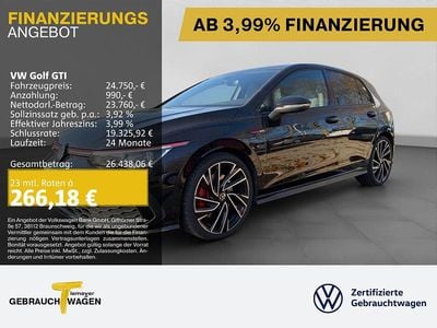 Schwarz Gebraucht 2022 VW Golf VIII GTI | 23.350 € (Guter Preis)