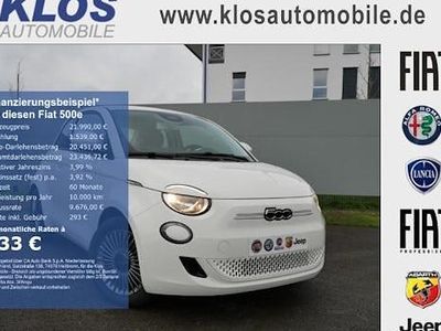 Gruen Gebraucht 2022 Fiat 500e Icon Limousine | 21.990 €