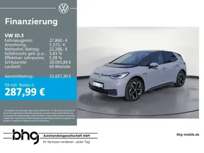 Brugt VW ID.3 Pro 150 kW (204 HK) 2023 Grå Hatchback