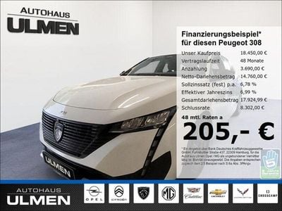Gebraucht Peugeot 308 SW Active 131 PS (96 kW) 2022 Weiss Kombi