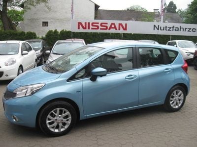 Gebraucht Nissan Note Acenta 80 PS (58 kW) 2014 Blau metallic Van / Kleinbus