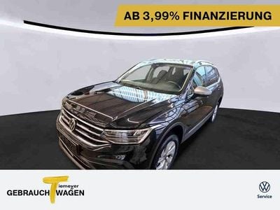 Schwarz Gebraucht 2022 VW Tiguan Allspace Life SUV | 29.390 € (Guter Preis)