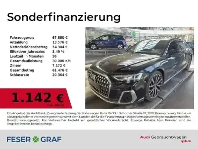 Gebraucht Audi A8 Ambiente 286 PS (210 kW) 2024 Mythosschwarz metallic Limousine