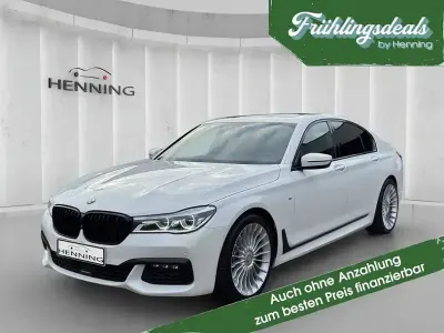 Begagnad BMW 740 Shadowline 320 HK (235 kW) 2018 Vit Sedan