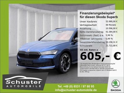 Usata Skoda Superb SportLine 193 CV (141 kW) 2025 Blu Station wagon