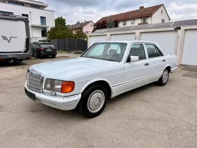 Gebraucht Mercedes S420 SE 204 PS (150 kW) 1987 Weiß Limousine