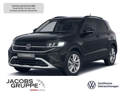 Schwarz Gebraucht 2025 VW T-Cross Goal SUV | 21.330 € (Fairer Preis)