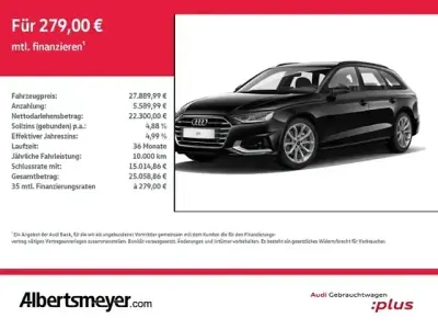 Usata Audi A4 Advanced 150 CV (110 kW) 2022 Nero Station wagon