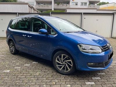 Gebraucht VW Sharan Sound 150 PS (110 kW) 2018 Blau Van / Kleinbus