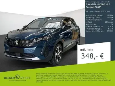 Usata Peugeot 3008 Allure 131 CV (96 kW) 2023 Blu SUV