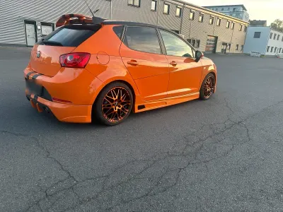 Gebraucht Seat Ibiza 105 PS (77 kW) 2008 Orange Kleinwagen