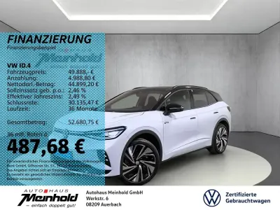 Gebraucht VW ID.4 GTX 250 kW (340 PS) 2025 Gletscherweiß metallic/schwarz SUV
