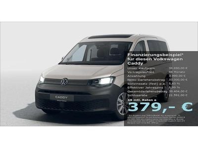 Neu VW Caddy Maxi Basis 116 PS (85 kW) 2025 Grau Van / Kleinbus