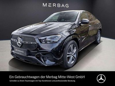 Gebraucht Mercedes GLE400 AMG line 381 PS (280 kW) 2024 Metalliclack obsidianschwarz Coupé