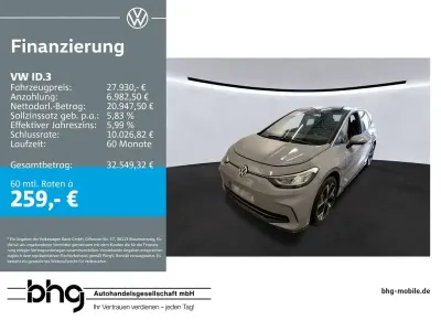 Gebraucht VW ID.3 Pro 150 kW (204 PS) 2024 Grau Kleinwagen