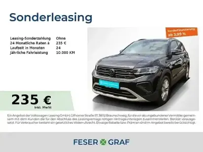 Gebraucht VW T-Cross Goal 116 PS (85 kW) 2025 Schwarz SUV