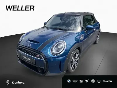 Gebraucht Mini Cooper S Cabriolet 178 PS (130 kW) 2021 Deep lagoona (dunkelgrün) Cabrio
