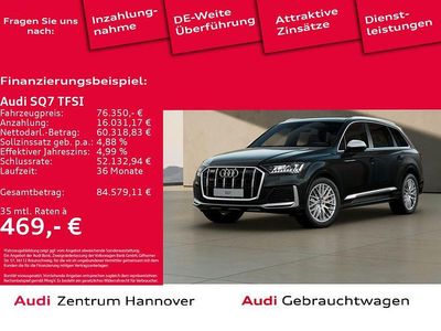 Mythosschwarz metallic Gebraucht 2022 Audi SQ7 Ambiente SUV | 76.350 € (Fairer Preis)