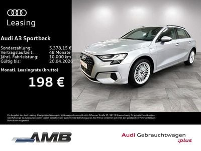 Gebraucht Audi A3 Sportback e-tron Advanced Plus 204 PS (150 kW) 2024 Florettsilber metallic Kleinwagen