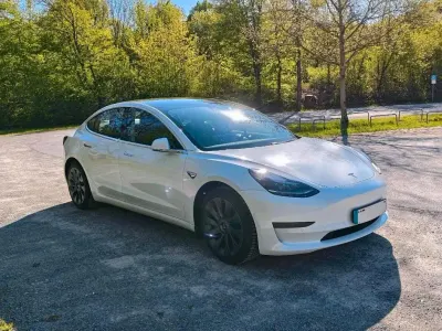 Usata Tesla Model 3 Standard Range Plus 239 kW (325 CV) 2020 Bianco Berlina