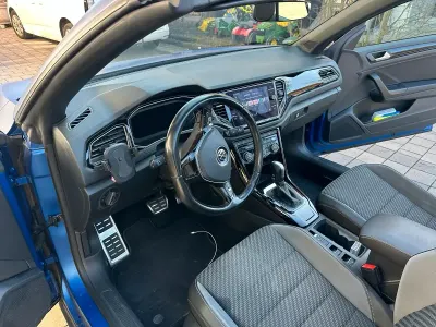 Gebraucht VW T-Roc Cabriolet 150 PS (110 kW) 2021 Blau Cabrio