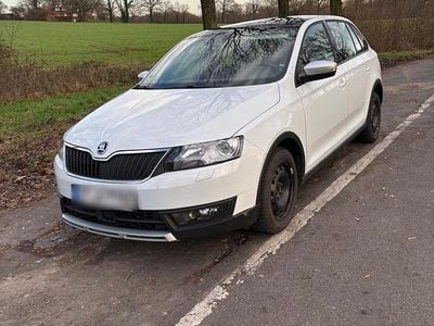 Gebraucht Skoda Rapid ScoutLine 90 PS (66 kW) 2016 Weiß Kleinwagen