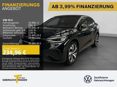 Schwarz Gebraucht 2022 VW ID.5 IQ Drive SUV | 26.990 € (Fairer Preis)
