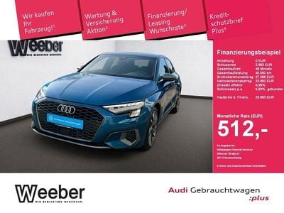 Usata Audi A3 Edition .1 150 CV (110 kW) 2021 Blu Berlina