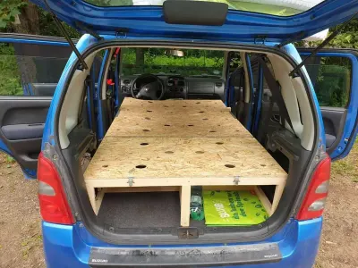 Gebraucht Suzuki Wagon R+ 94 PS (69 kW) 2004 Blau Van / Kleinbus