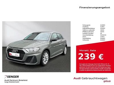Gebraucht Audi A1 Sportback S-Line 110 PS (80 kW) 2023 Chronosgrau metallic Kleinwagen