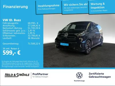 Gebraucht VW ID. Buzz GTX 250 kW (340 PS) 2025 Deep black perleffekt Van / Kleinbus
