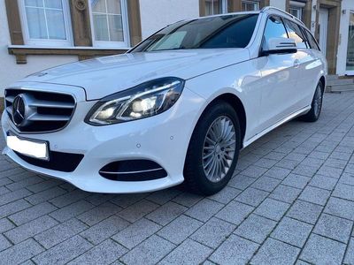 Brugt Mercedes E250 Avantgarde 204 HK (150 kW) 2015 Hvid Sedan