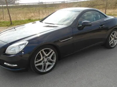 Używany Mercedes SLK250 204 KM (150 kW) 2014 Niebieski Kabriolet