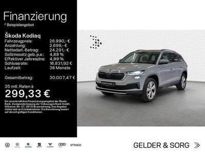 Steelgrau Gebraucht 2022 Skoda Kodiaq Clever SUV | 26.990 € (Guter Preis)