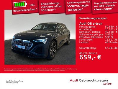 Usata Audi Q8 e-tron S-Line 300 kW (408 CV) 2023 Blu SUV