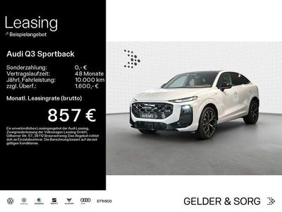 Weiß Neu 2025 Audi Q3 Sportback Sport SUV | 67.380 € (Teuer)