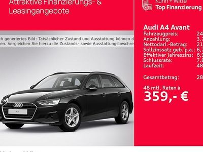 Brillantschwarz Gebraucht 2023 Audi A4 Basis Kombi | 24.579 € (Guter Preis)