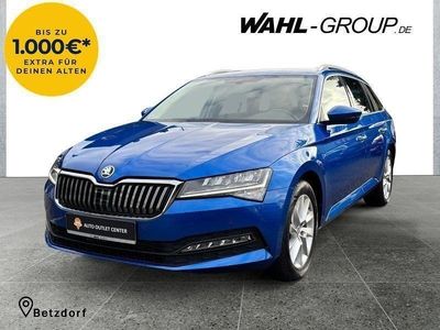 Second-hand Skoda Superb Ambition 150 CP (110 kW) 2024 Albastru Break
